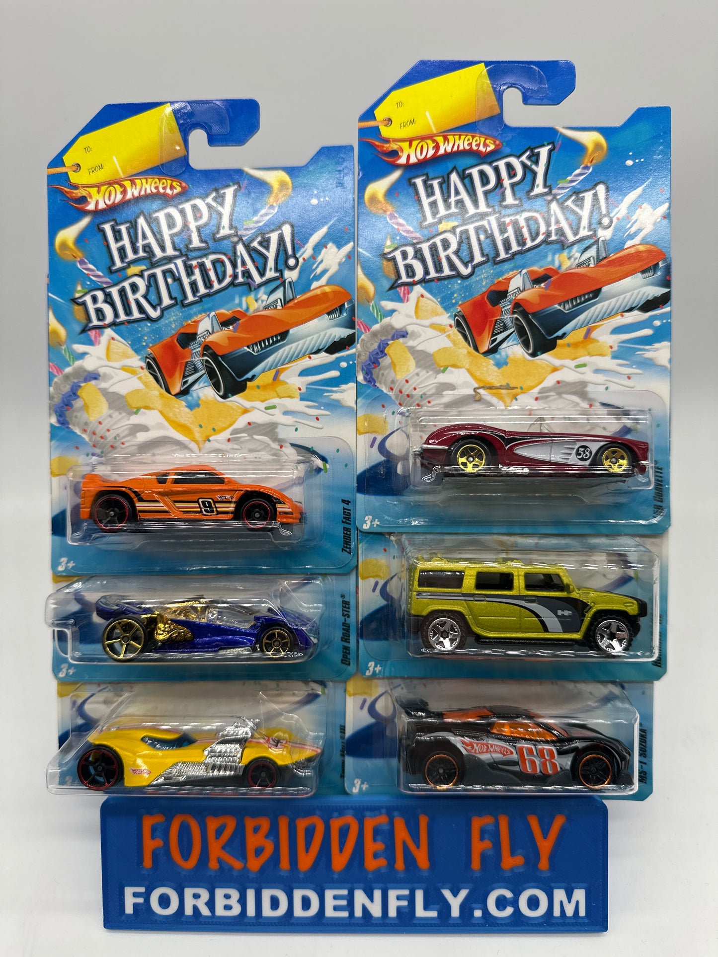 Hot Wheels - 2009 Happy Birthday Series - Complete Set of 6