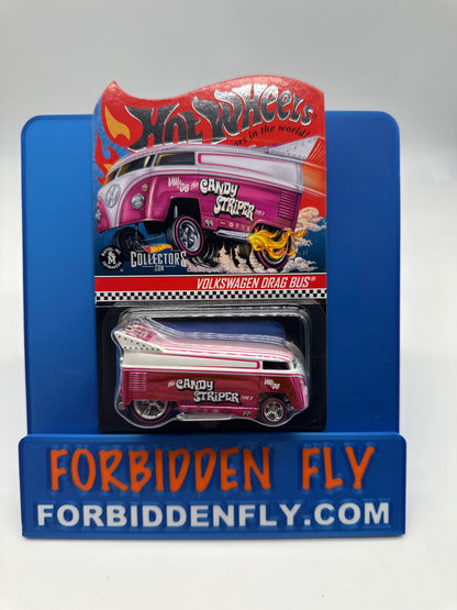 Hot Wheels RLC Red Line Club - 2021 Release - Candy Striper Volkswagen VW Drag Bus