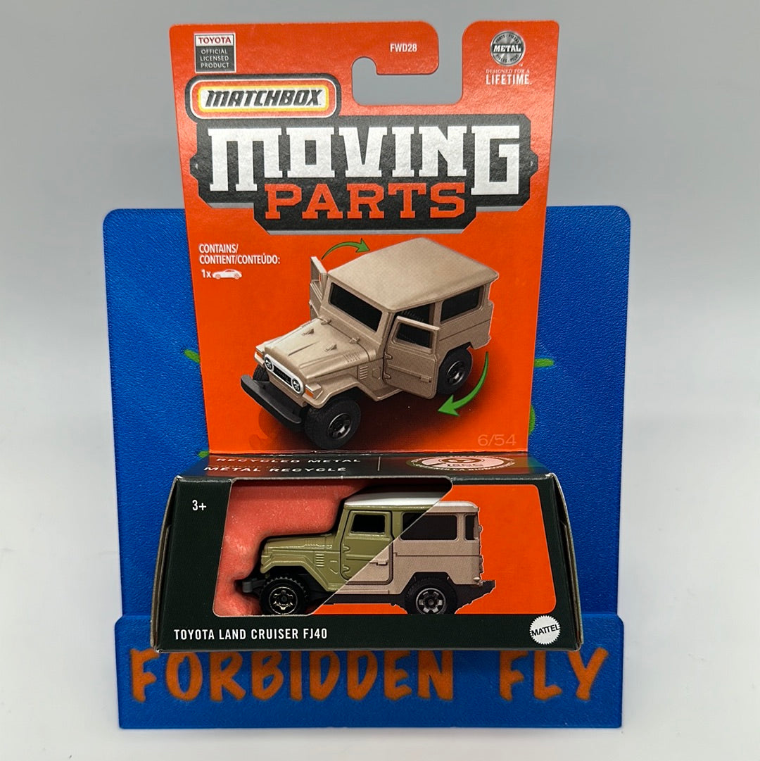 Matchbox Moving Parts Series - Tan Toyota Land Cruiser FJ40