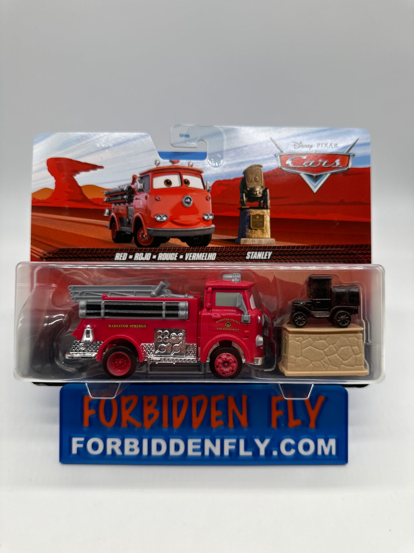 Disney Pixar Cars Movie - Two Pack - Red (Fire Truck) & Stanley