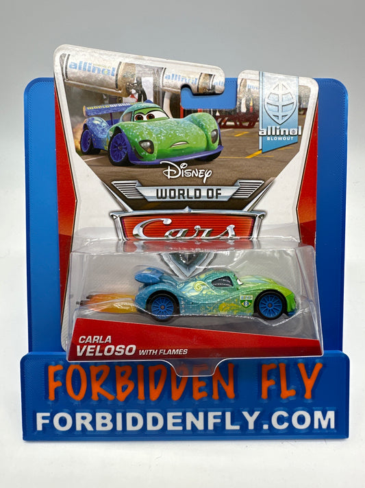 Disney Pixar Cars Movie - Allinol Blowout Series - Carla Veloso with Flames