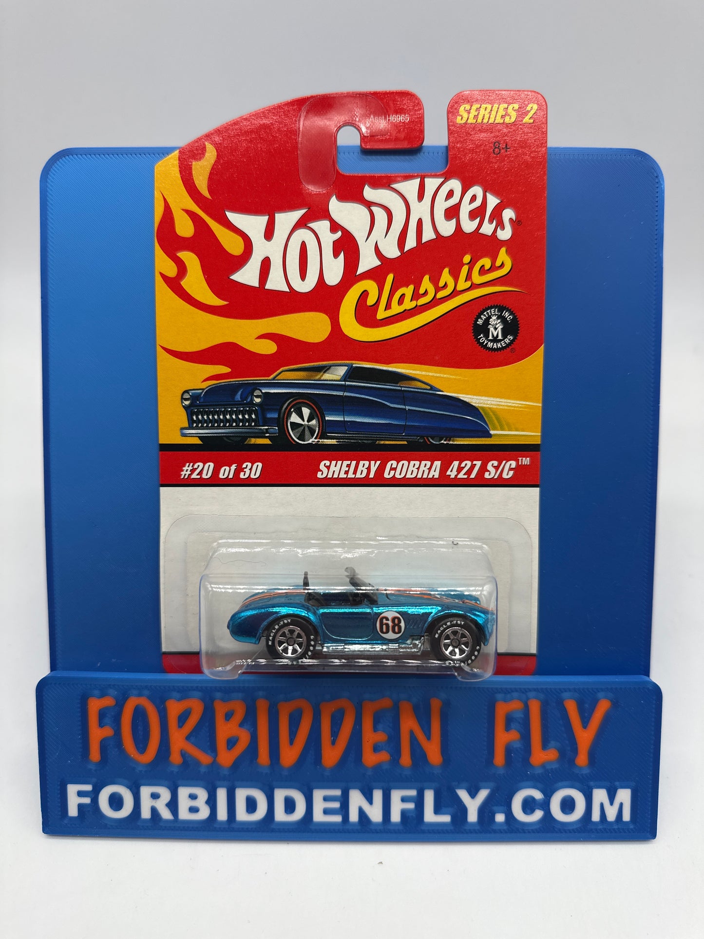 Hot Wheels Classics - Series 2 #20 of 30 - Blue (Teal) Shelby Cobra 427 S/C