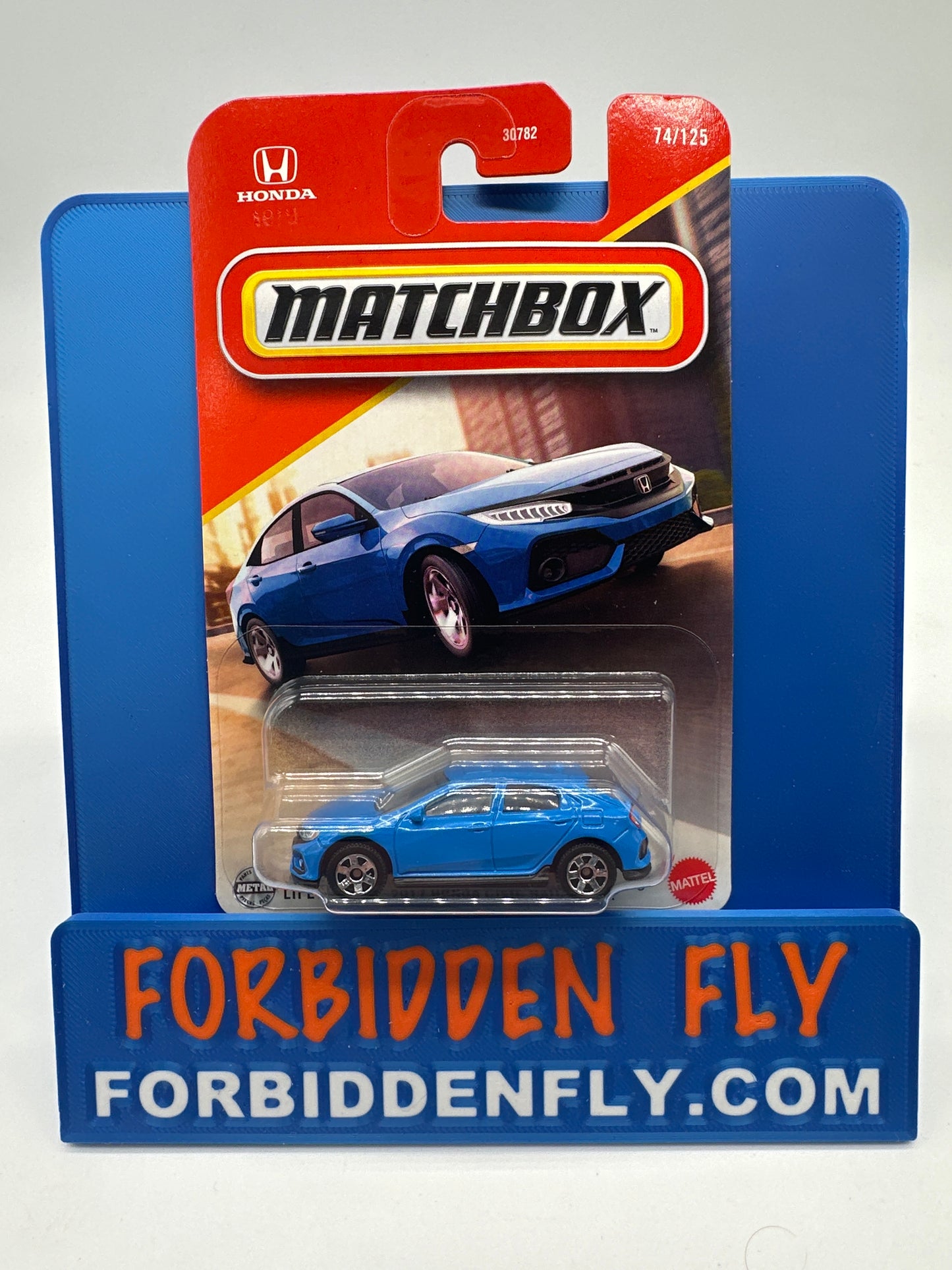 Matchbox 2025 - #74/125 - 2017 Honda Civic Hatchback - Blue