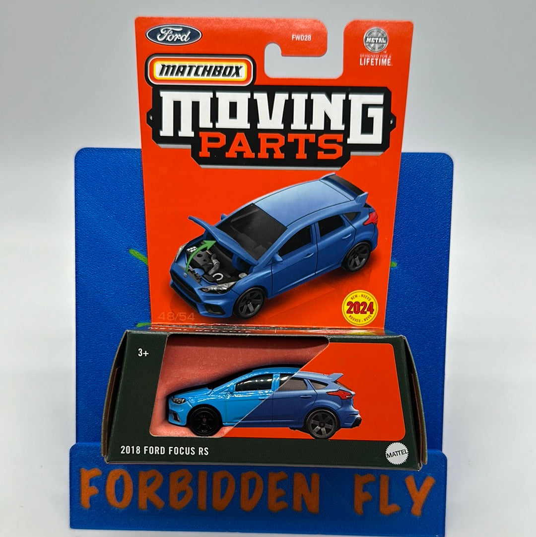 Matchbox Moving Parts Series - Blue 2018 Ford Focus RS