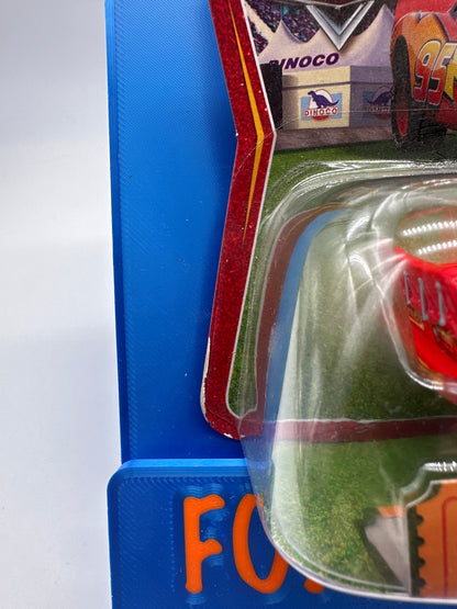 Disney Pixar Cars Movie - World Of Cars Short Card - Lightning McQueen - Lenticular Eye Changer