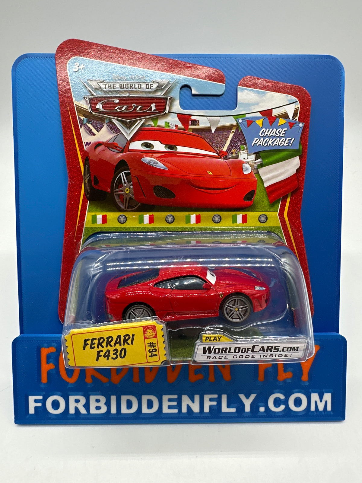 Disney Pixar Cars Movie - The World of Cars Ferrari F430 Chase Package