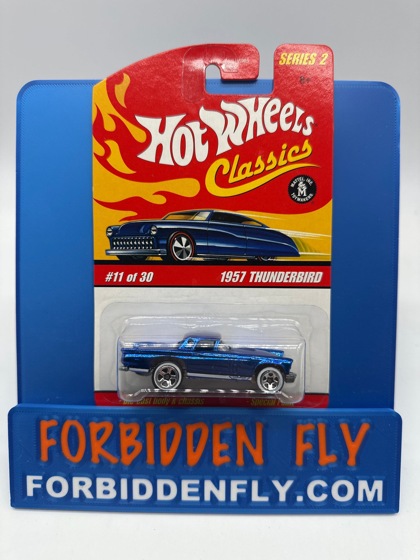 Hot Wheels Classics - Series 2 #11 of 30 - Blue 1957 Thunderbird