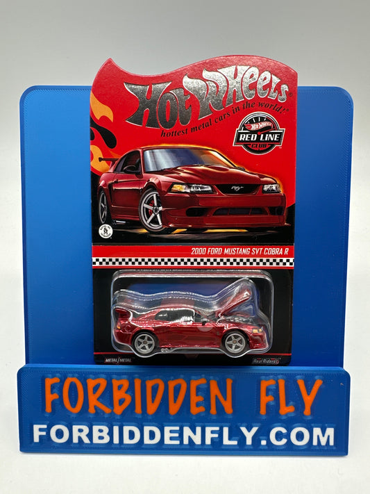 Hot Wheels RLC Red Line Club - 2025 Release - 2000 Ford Mustang SVT Cobra R - Red