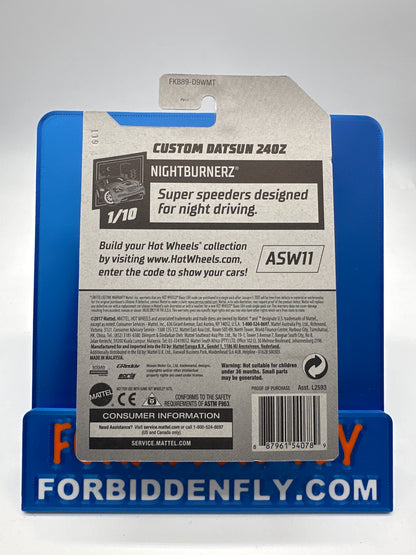 Hot Wheels Mainline - Factory Stickered 2018 - Exclusive Zamac Edition #14/18 - Custom Datsun 240Z