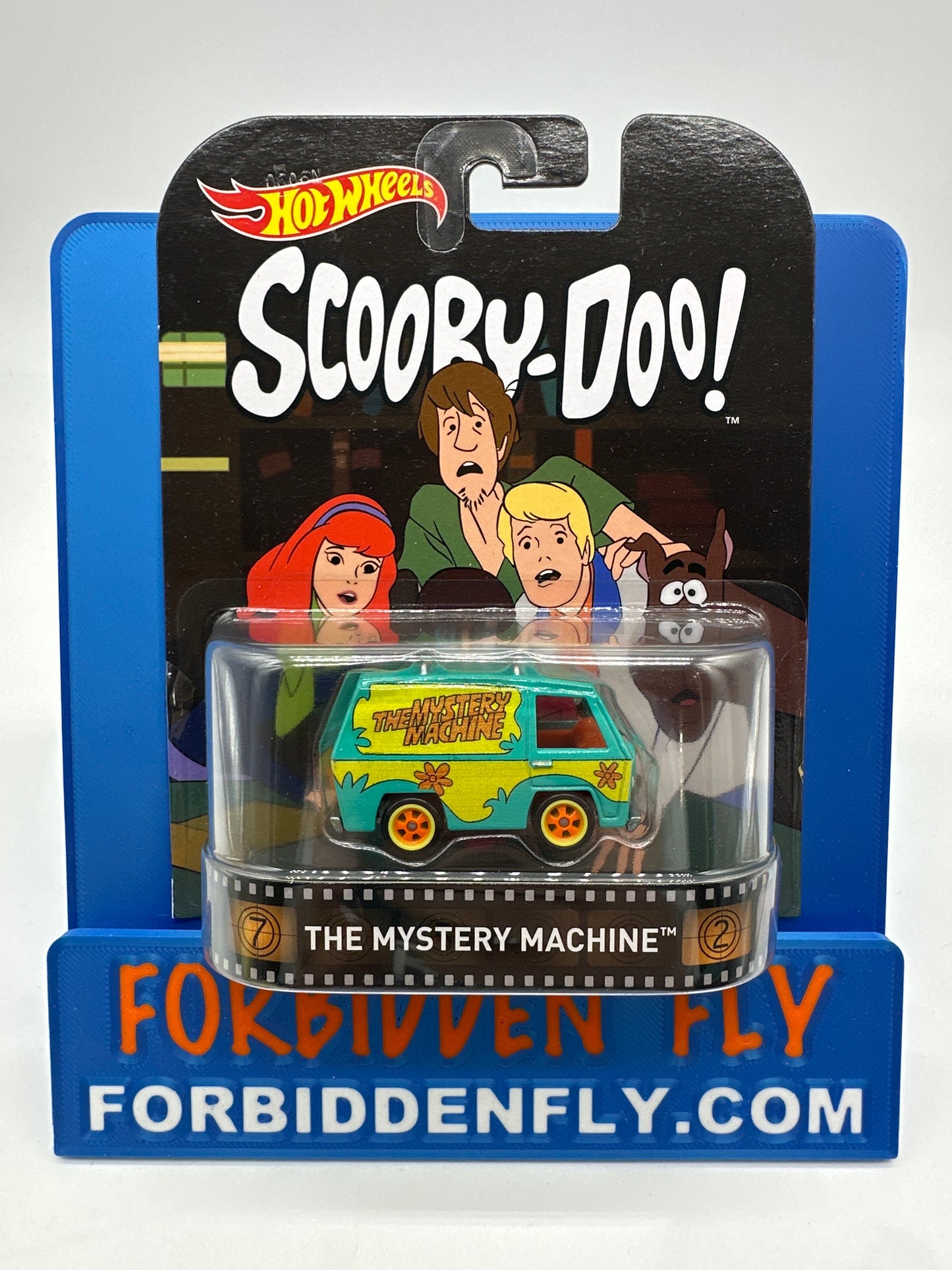 Hot Wheels 2016 Retro Entertainment Premium Single - Scooby-Doo The Mystery Machine (Movie Reel Packaging)