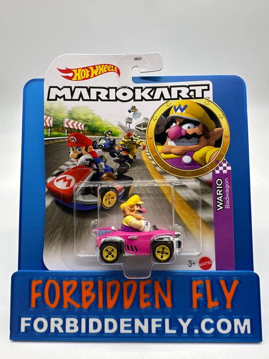 Hot Wheels Mario Kart - Character Kart - Wario and Badwagon