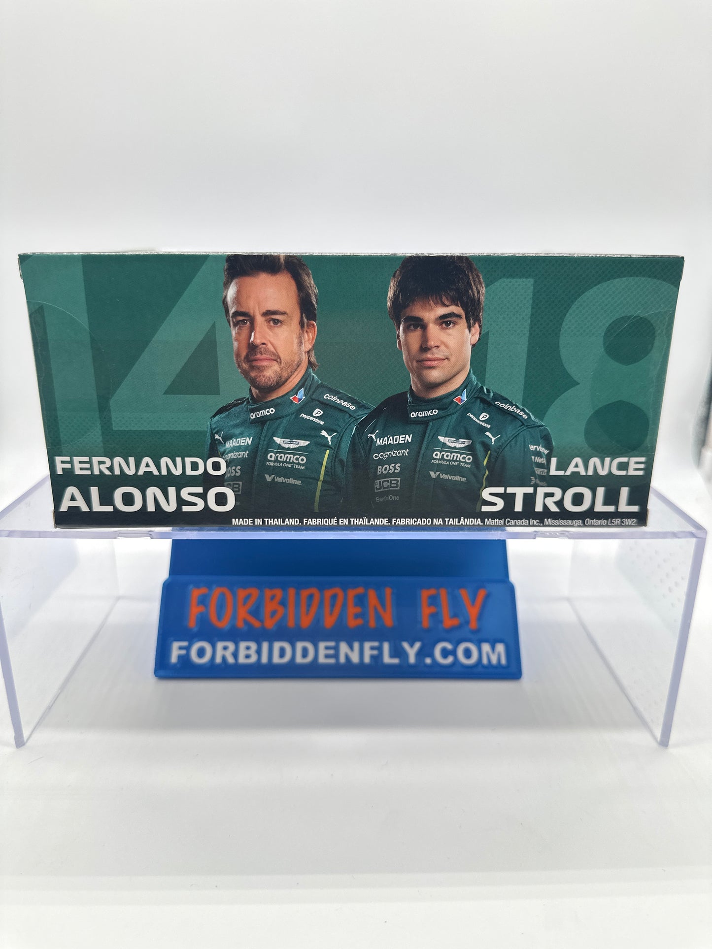 Hot Wheels 2025 Formula 1 Premium Series - Two Pack - Aston Martin Aramco Formula 1 One (F1) Team (#18 Lance Stroll & #14 Fernando Alonso)