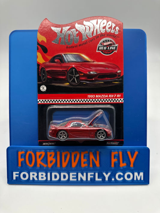 Hot Wheels RLC Red Line Club Release - 1993 Mazda RX-7 R1 - Red