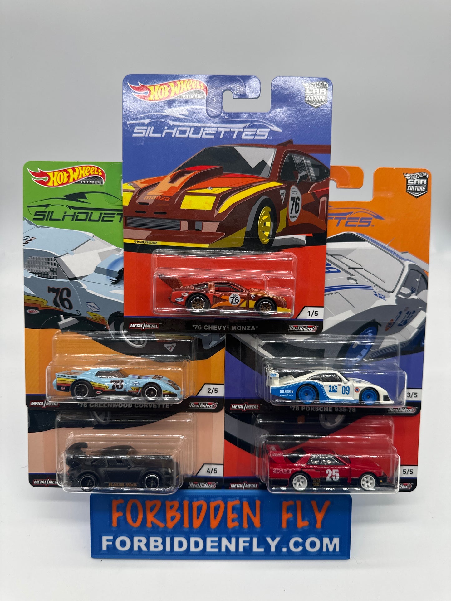 Hot Wheels Car Culture - Silhouettes Premium Set of 5