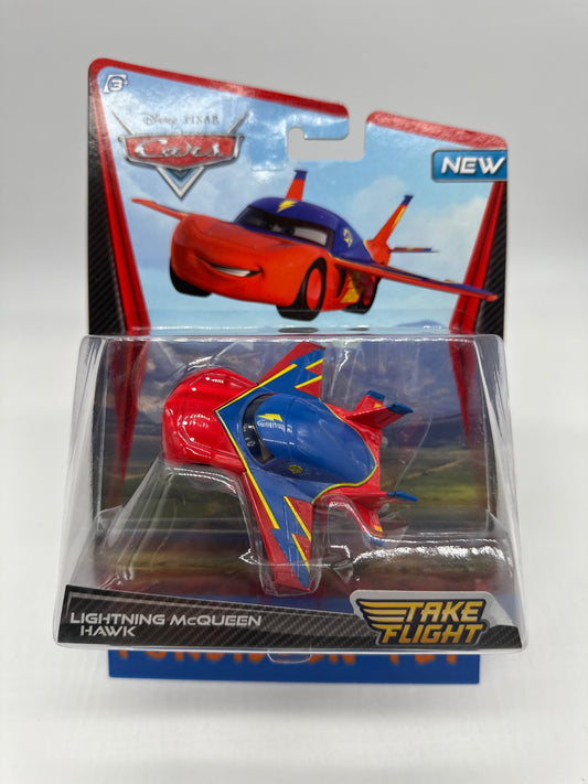 Disney Pixar Cars Movie - Air Mater Series - Take Flight Lightning McQueen Hawk