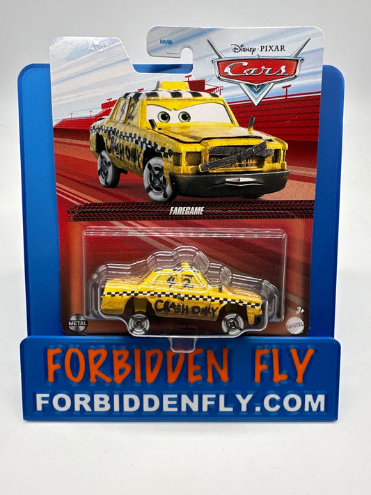 Disney Pixar Cars Movie - 2024 Release - Thunder Hollow Demo Derby Faregame (Taxi)