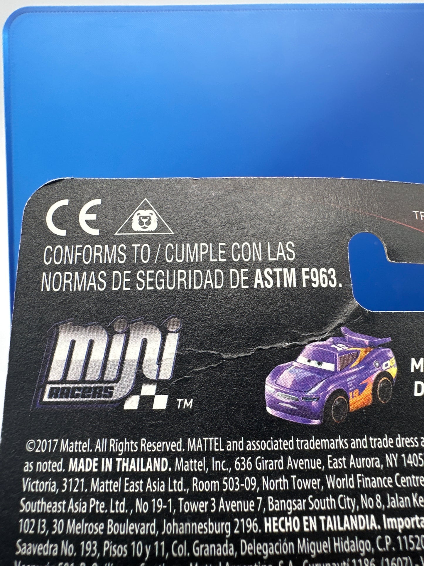 Disney Pixar Cars Movie Metal Mini Racers - Metallic Danny Swervez - Internatinally Carded