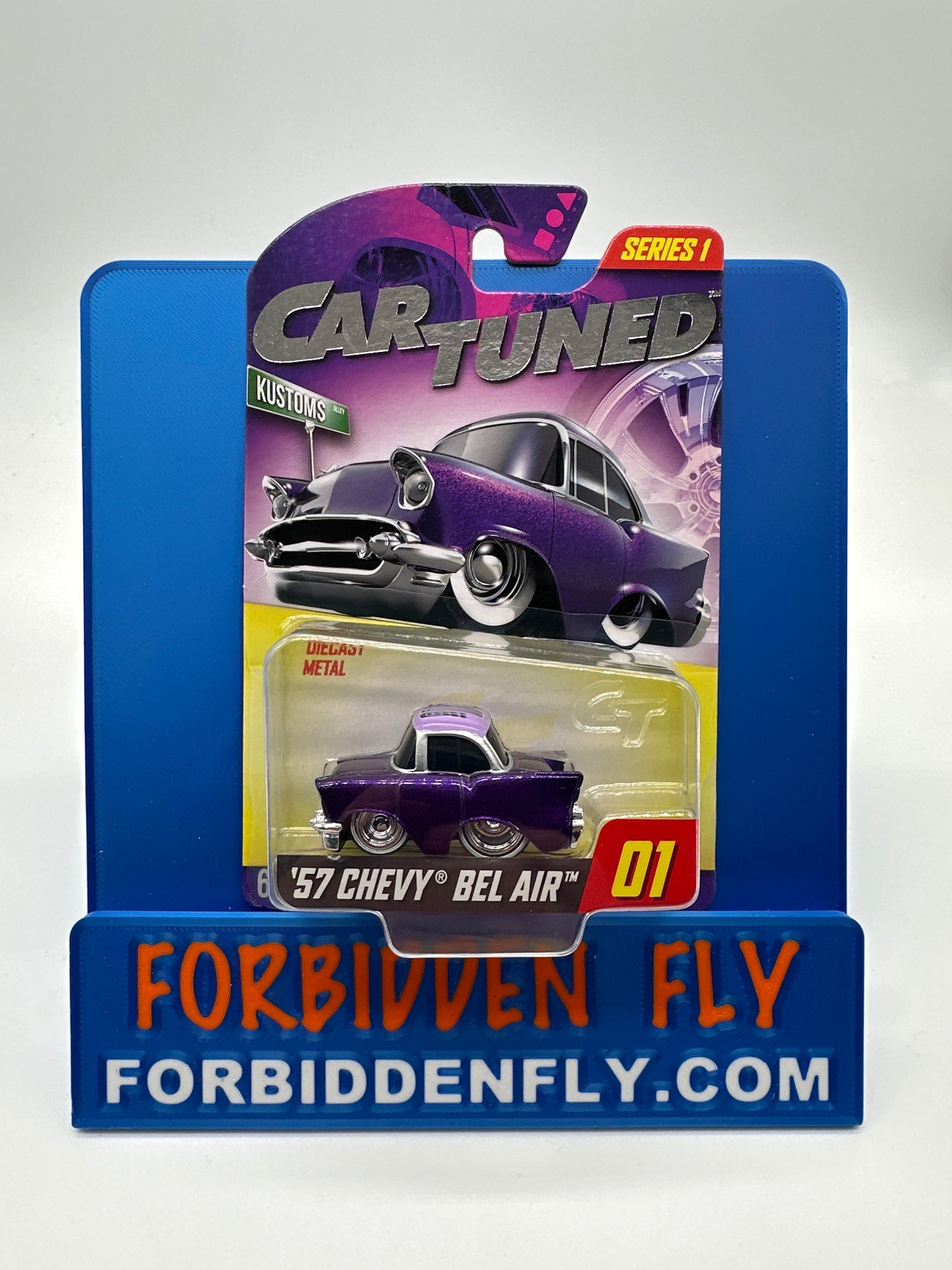 CarTuned - Walgreens Exclusive - Series 1 - #1 - Purple ‘57 Chevy Bel Air