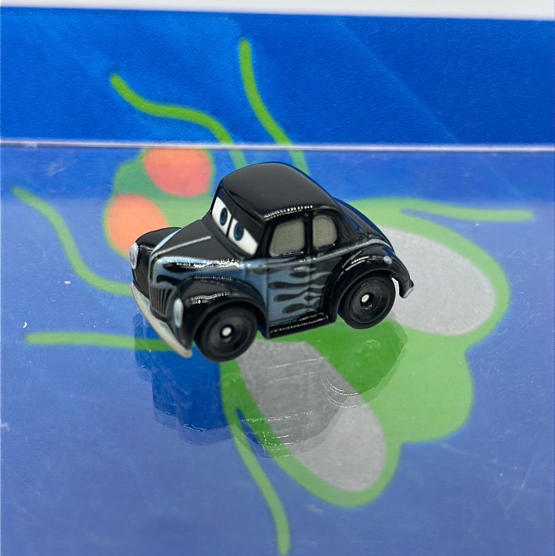 Disney Pixar Cars Movie Metal Mini Racers - Loose Hot Rod Junior Moon