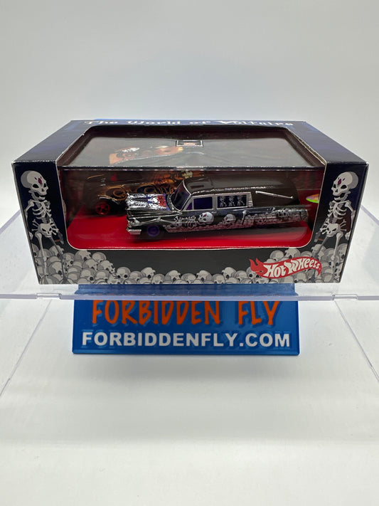 Hot Wheels Collectors - 2007 Custom Car Show Japan Convention Exclusive - The World of Voltaire Dairy Delivery & ‘63 Cadillac Fleetwood Hearse Set