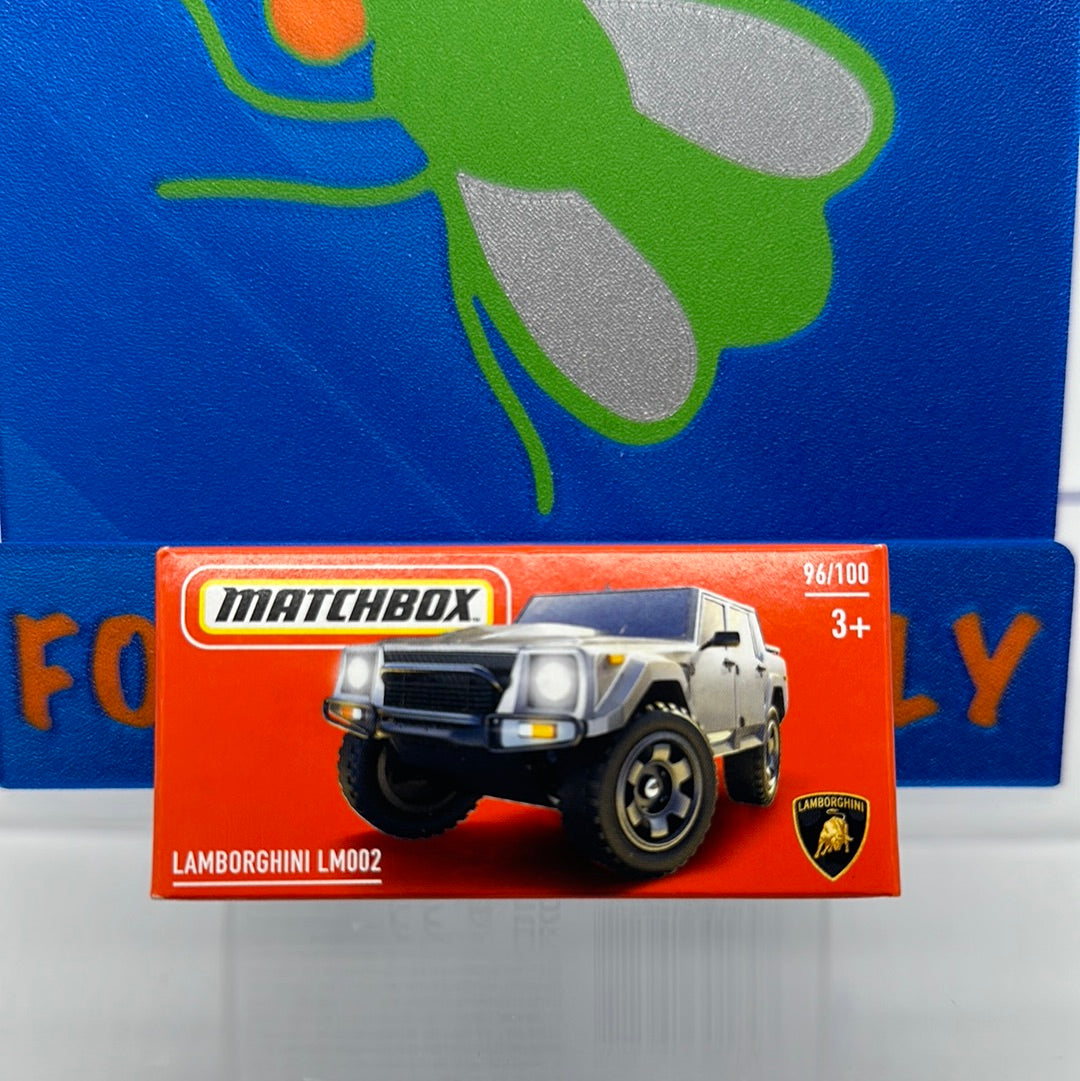 Matchbox Power Grabs - #96/100 - Lamborghini LM002 - Silver