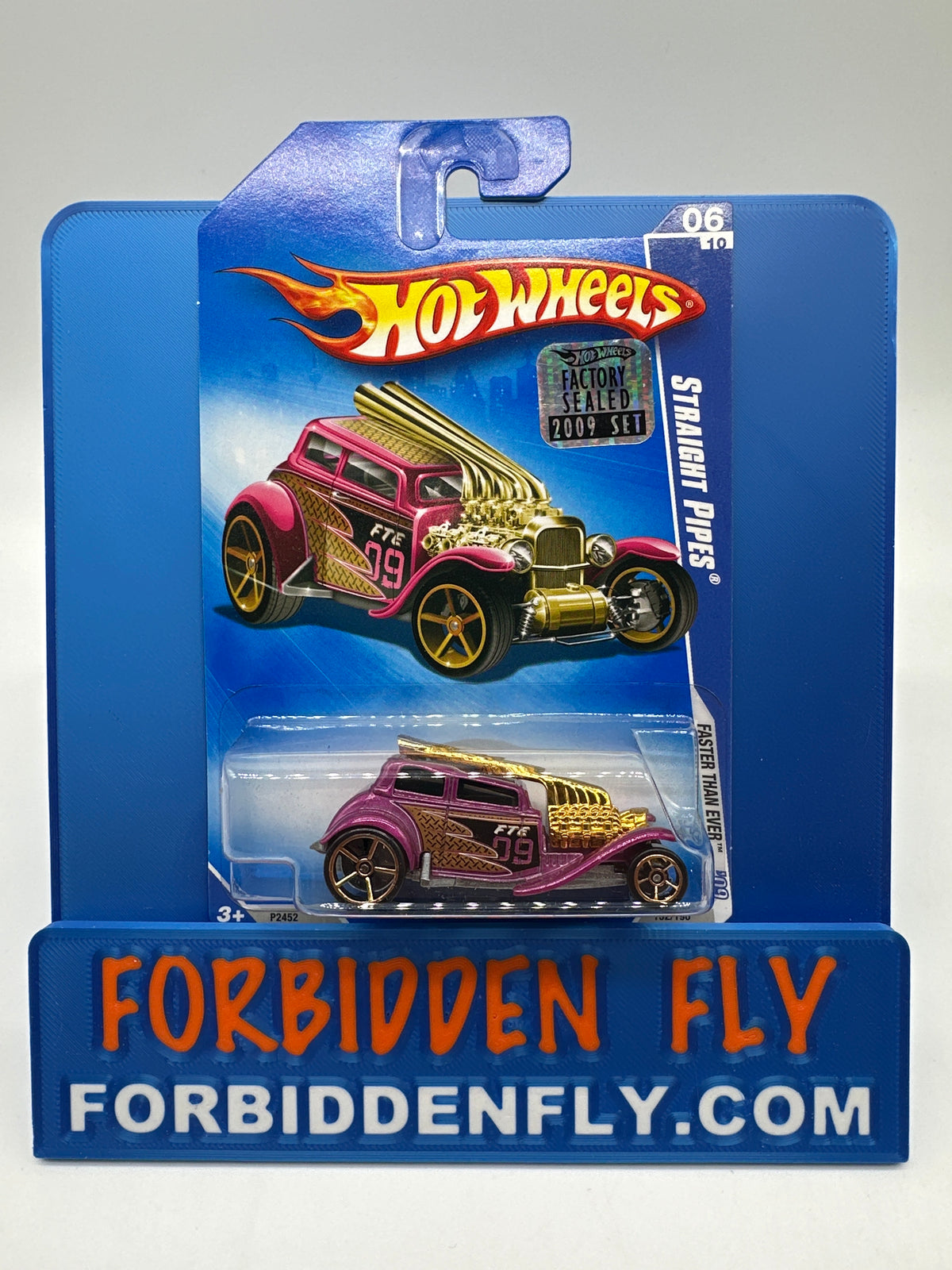 Hot Wheels Mainline - 2009 Factory Stickered - Faster Than Ever Series - Straight Pipes - Lot Of 2