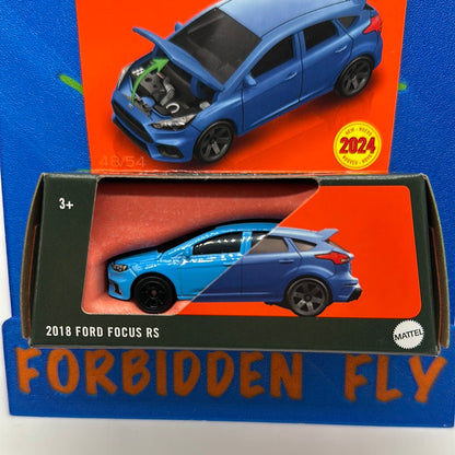 Matchbox Moving Parts Series - Blue 2018 Ford Focus RS