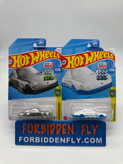 Hot Wheels Mainline - Factory Stickered 2024 - Porsche 911 Carrera Keychain Car - Lot Of 2