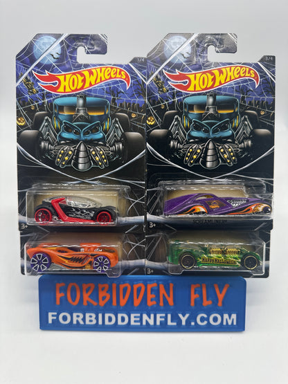 Hot Wheels - 2015 Halloween Series - Complete Set of 4