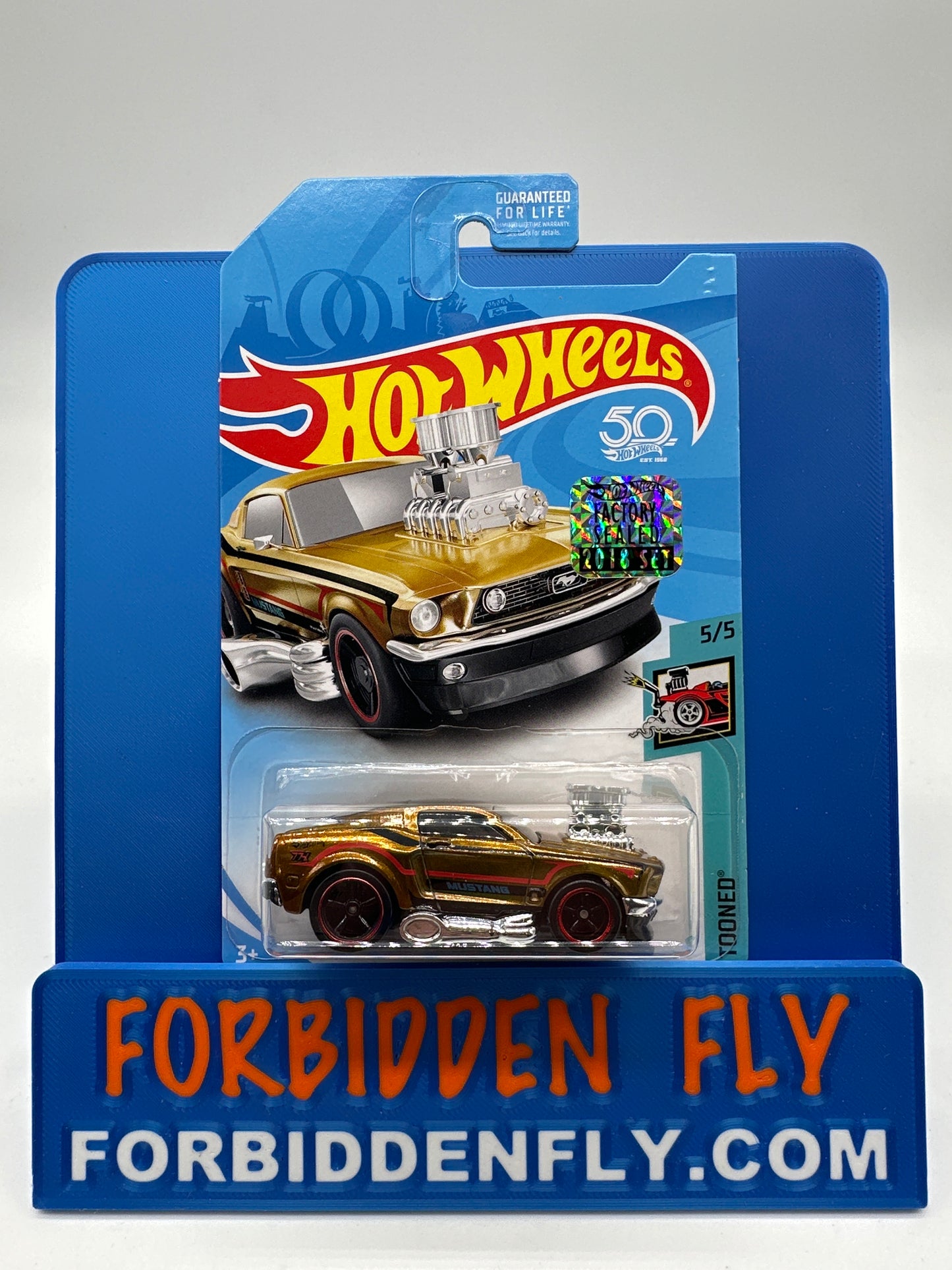 Hot Wheels Super Treasure Hunt - 2018 G Case Factory Stickered - ‘68 Mustang