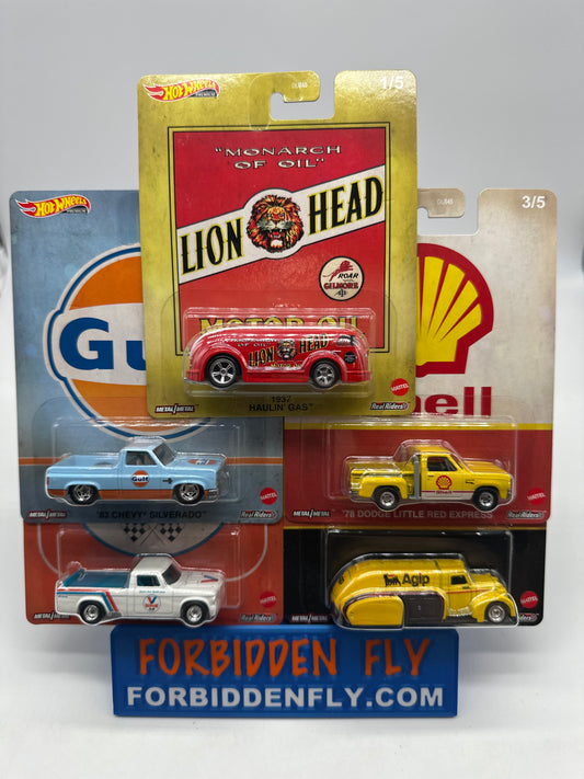 Hot Wheels Premium - Pop Culture 2020 Fuel Series Set of 5