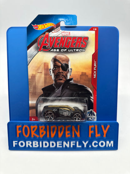 Hot Wheels - 2014 Wal Mart Exclusive Marvel Age Of Ultron Series - Complete Set of 8