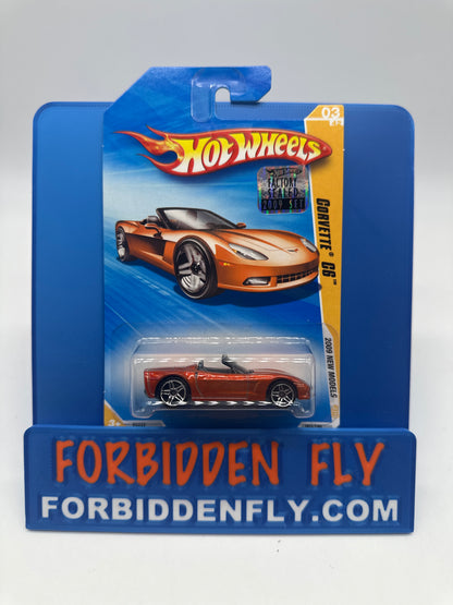 Hot Wheels Mainline - 2009 Factory Stickered - 2009 New Model Series - Corvette C6 - Lot Of 2