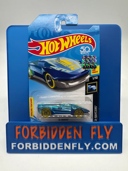 Hot Wheels Regular Treasure Hunt - Factory Stickered 2018 B Case - El Viento