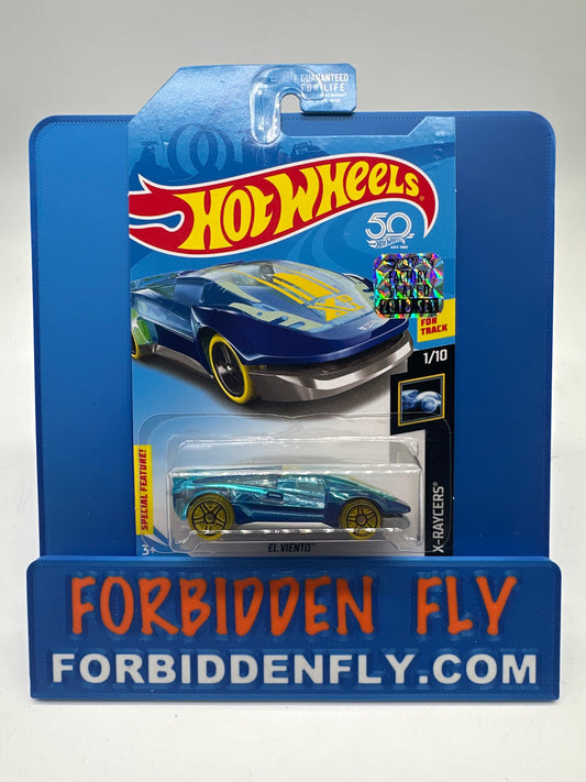 Hot Wheels Regular Treasure Hunt - Factory Stickered 2018 B Case - El Viento