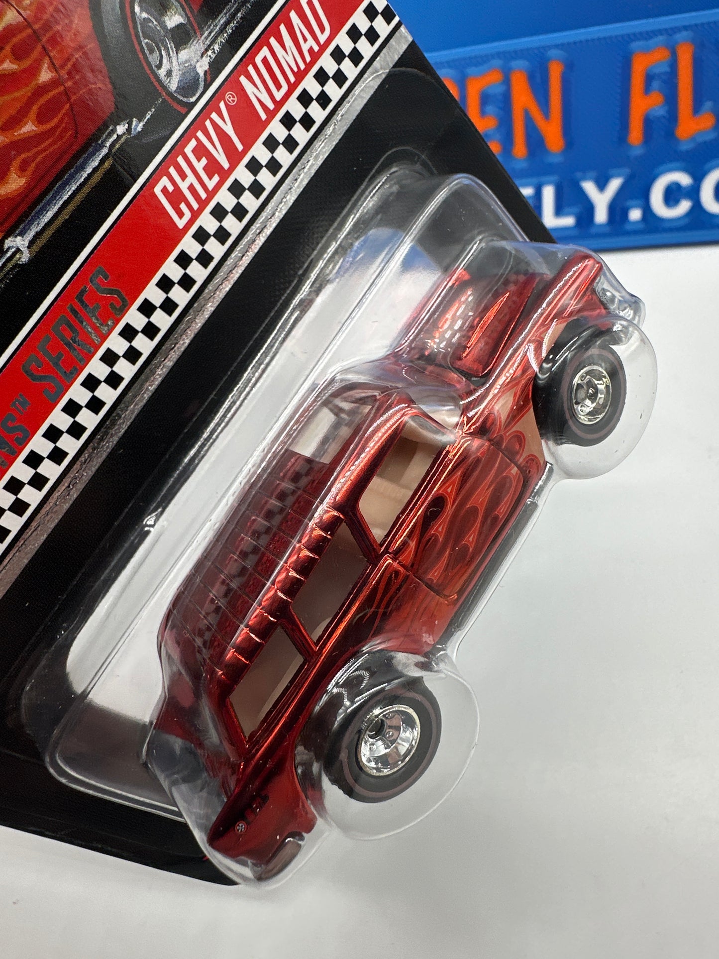 Hot Wheels RLC Red Line Club - 2004 Selections Release - Chevy Nomad - Red