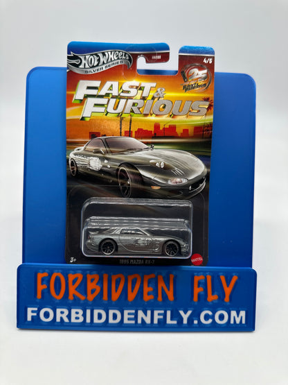 Hot Wheels 2026 Silver Series - Wal Mart Exclusive - 25 Years Of Fast & Furious Series - Complete Set Of 5