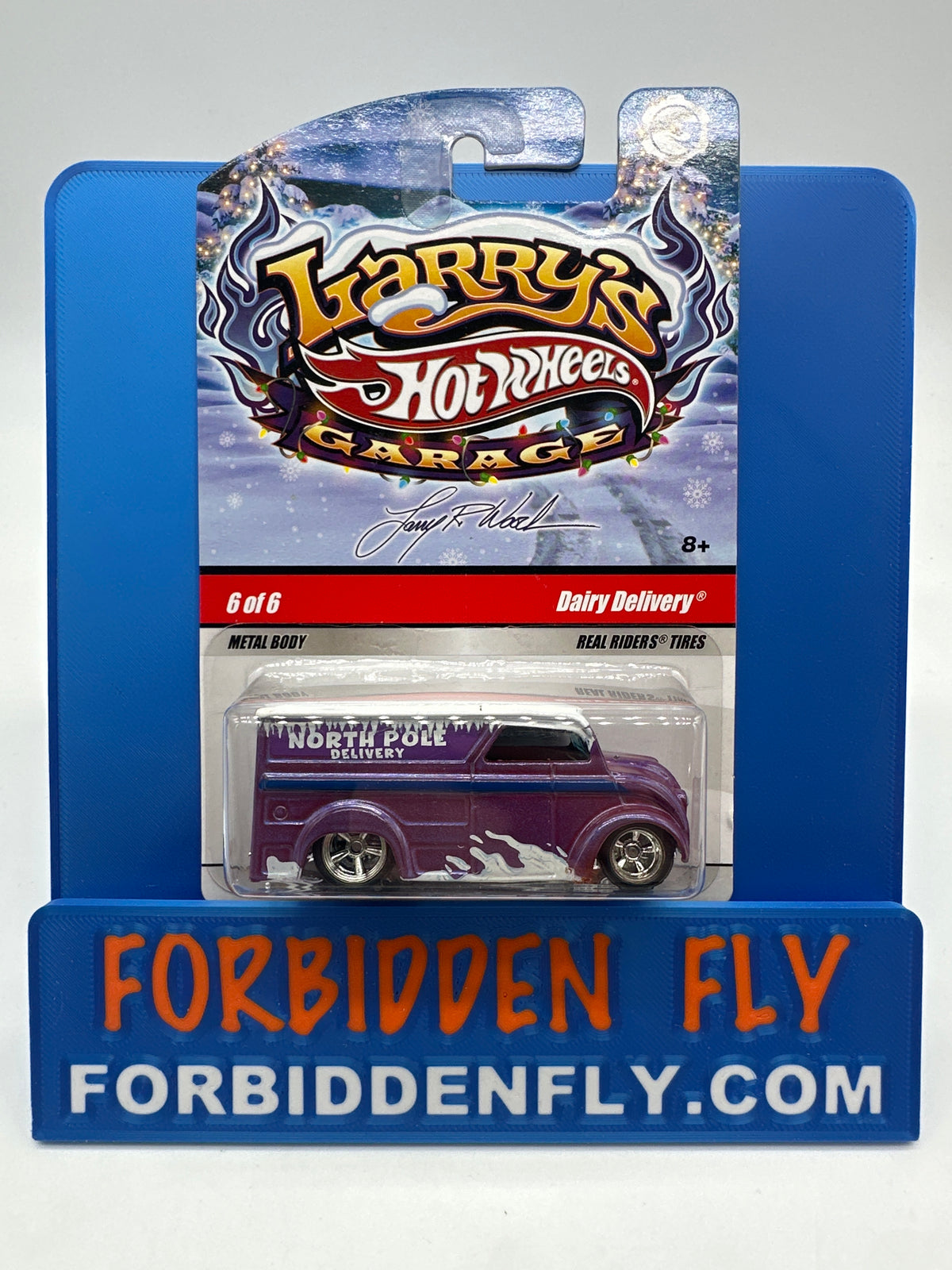 Hot Wheels Premium - Larry’s Garage Series Holiday Edition #6/6 - Purple/Pink Shift Dairy Delivery