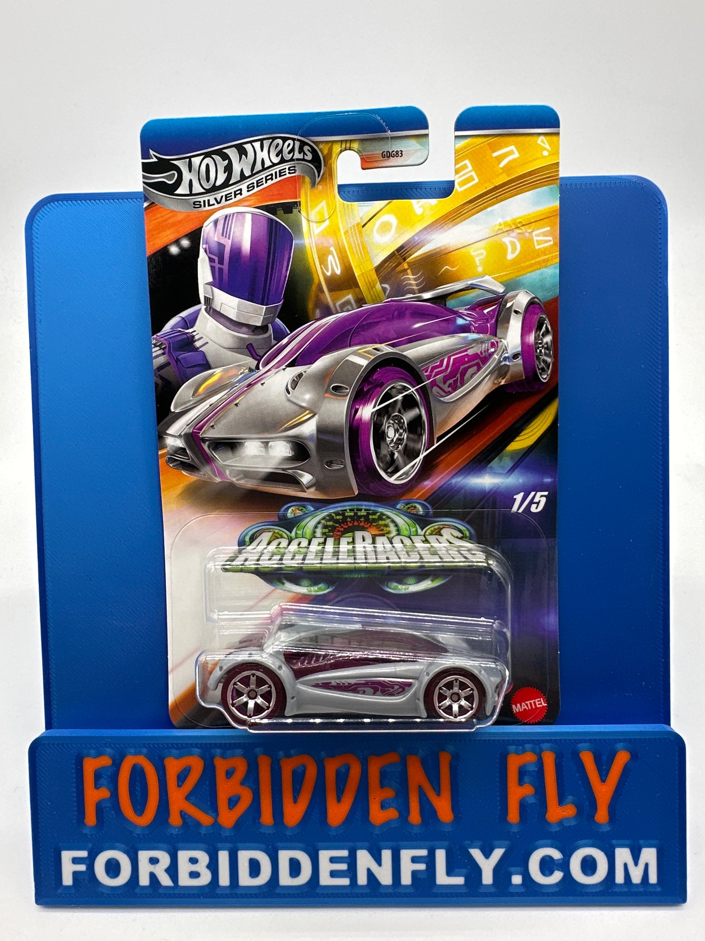 Hot Wheels 2025 Silver Series - Wal Mart Exclusive - AcceleRacers Series - Complete Set Of 5