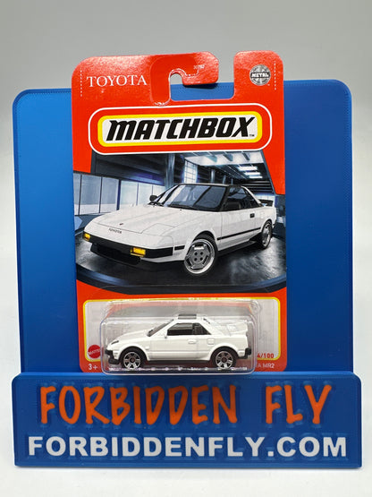 Matchbox - 2021 Mainline #14/100 - 1984 Toyota MR2 - All 4 Variations - White
