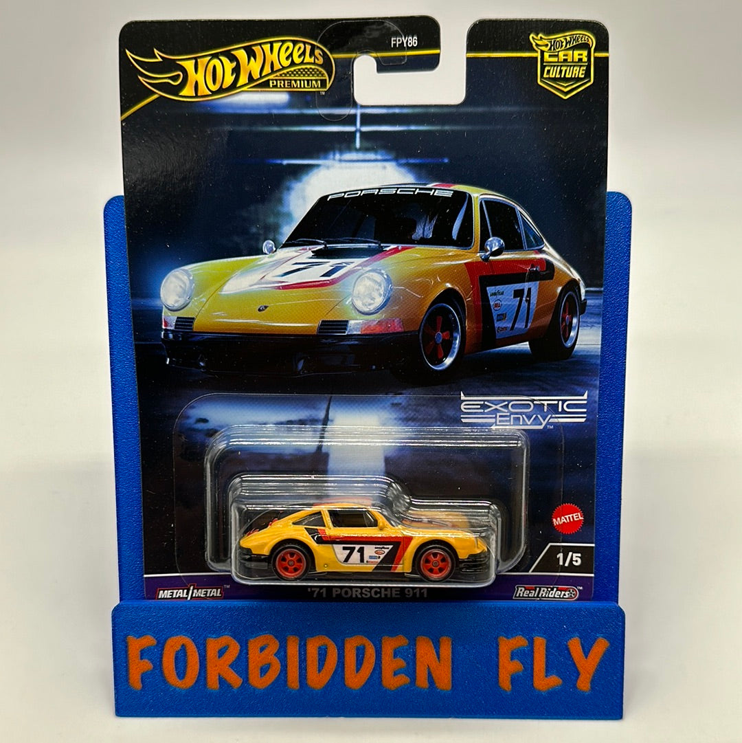 Hot Wheels Car Culture Premium - 2024 Exotic Envy Series - # 1/5 - ‘71 Porsche 911