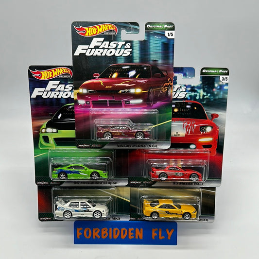 Hot Wheels Premium - Fast & Furious - Original Fast Series Set of 5