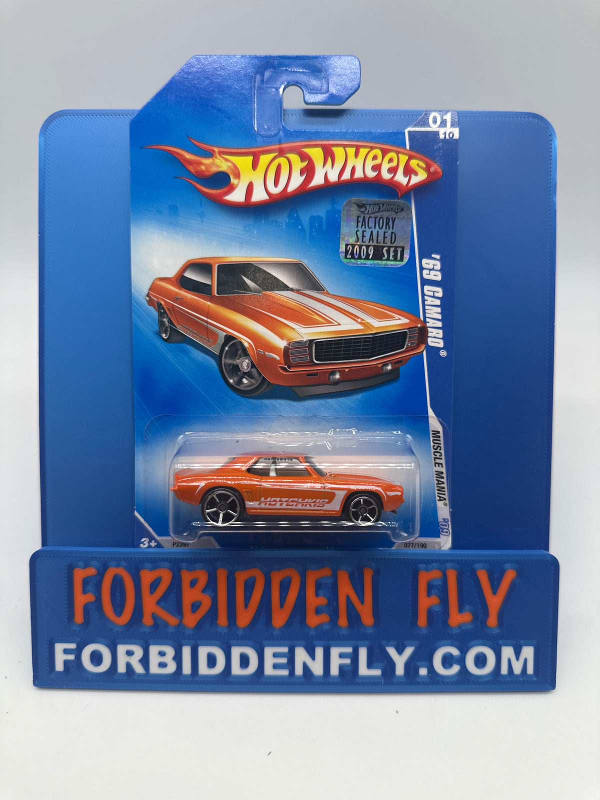 Hot Wheels Mainline - 2009 Factory Stickered - Muscle Mania Series - ‘69 Camaro - Lot Of 3