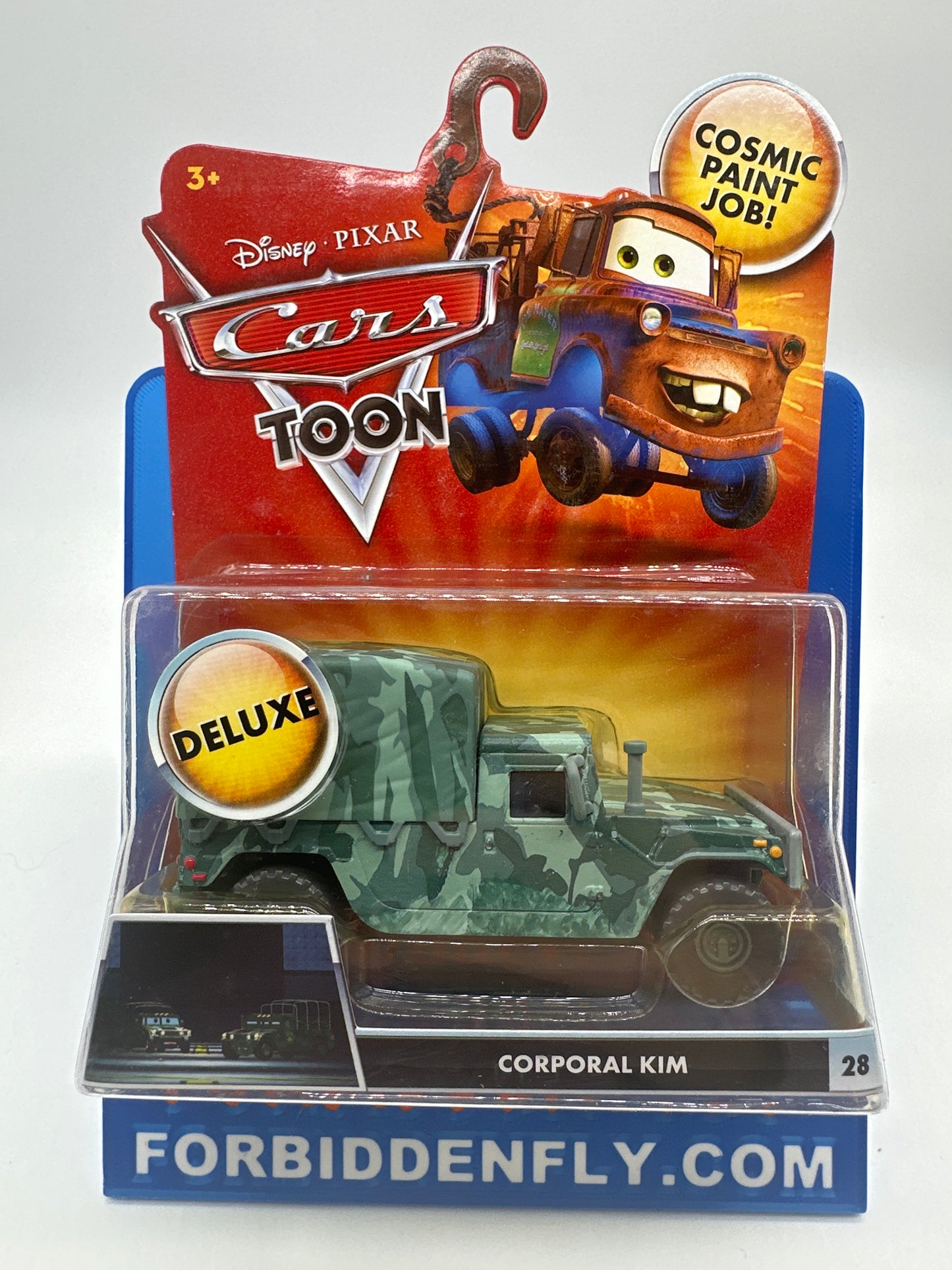 Disney Pixar Cars Movie - Toon Series - Deluxe Size Corporal Kim