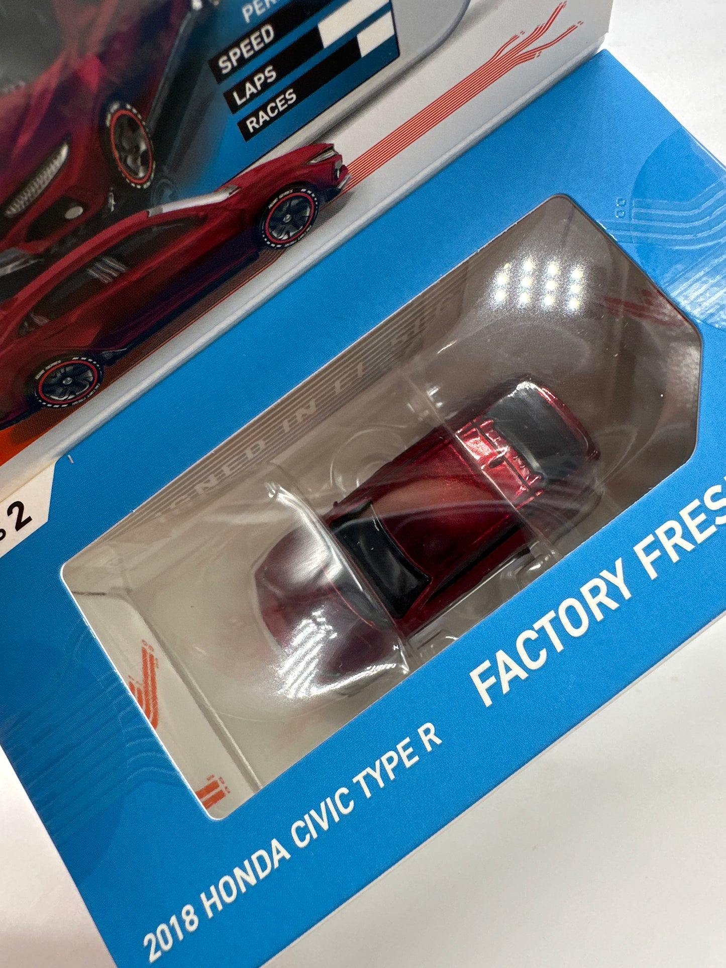 Hot Wheels Boxed Series 2 ID Car - Factory Fresh - 2018 Honda Civic Type R