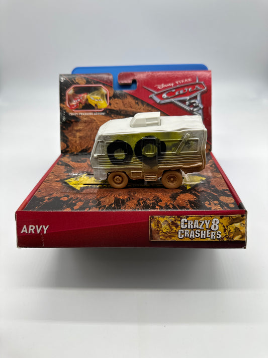 Disney Pixar Cars Movie - Cars 3 - Thunder Hollow Crazy 8 Crashers Series - Arvy