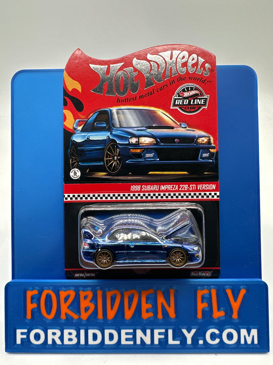 Hot Wheels RLC Red Line Club - 2025 Release - 1998 Subaru Impreza 22B STi Version - Blue