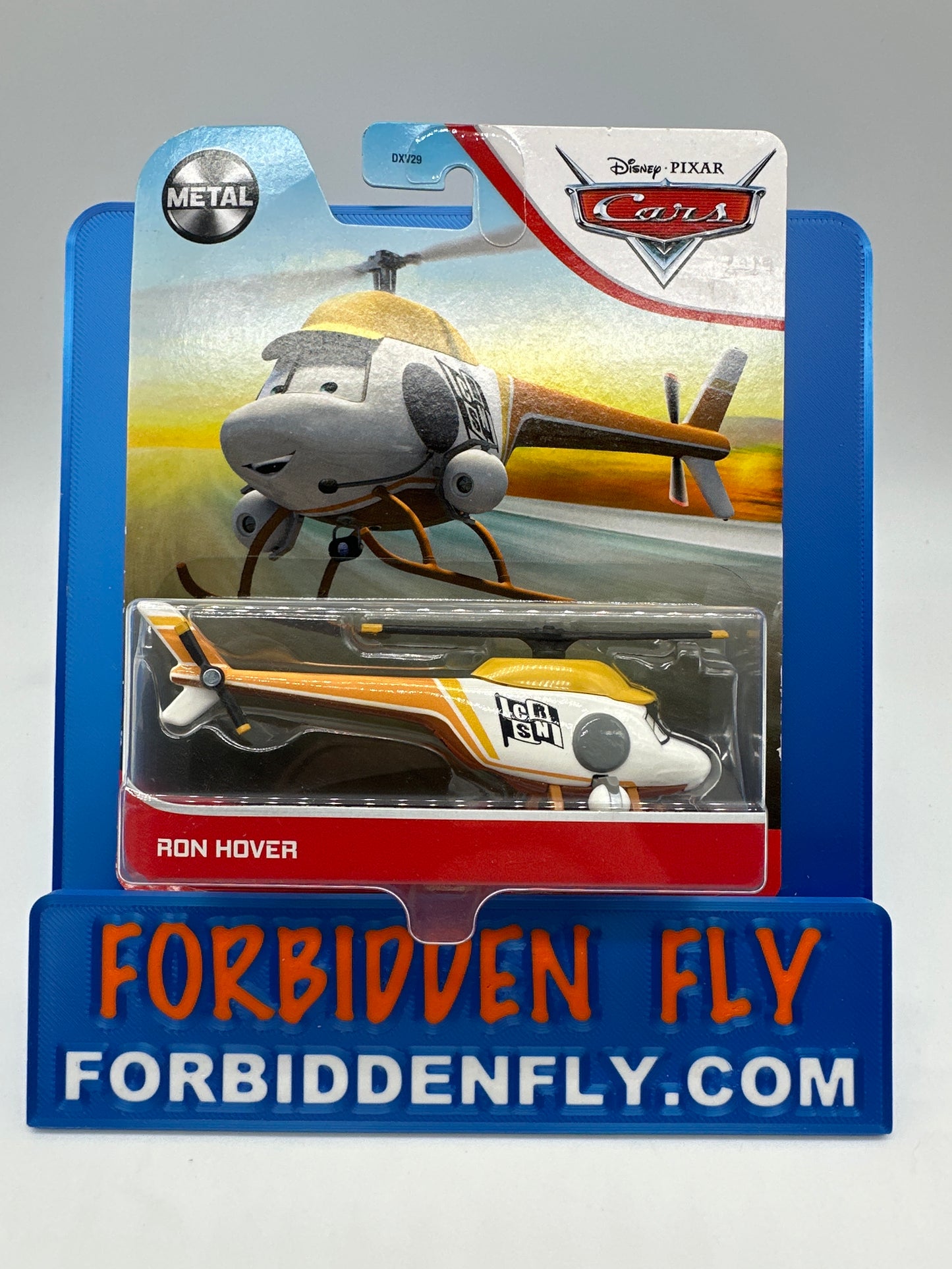 Disney Pixar Cars Movie - Metal Logo Card Release - Ron Hover (Helicopter)