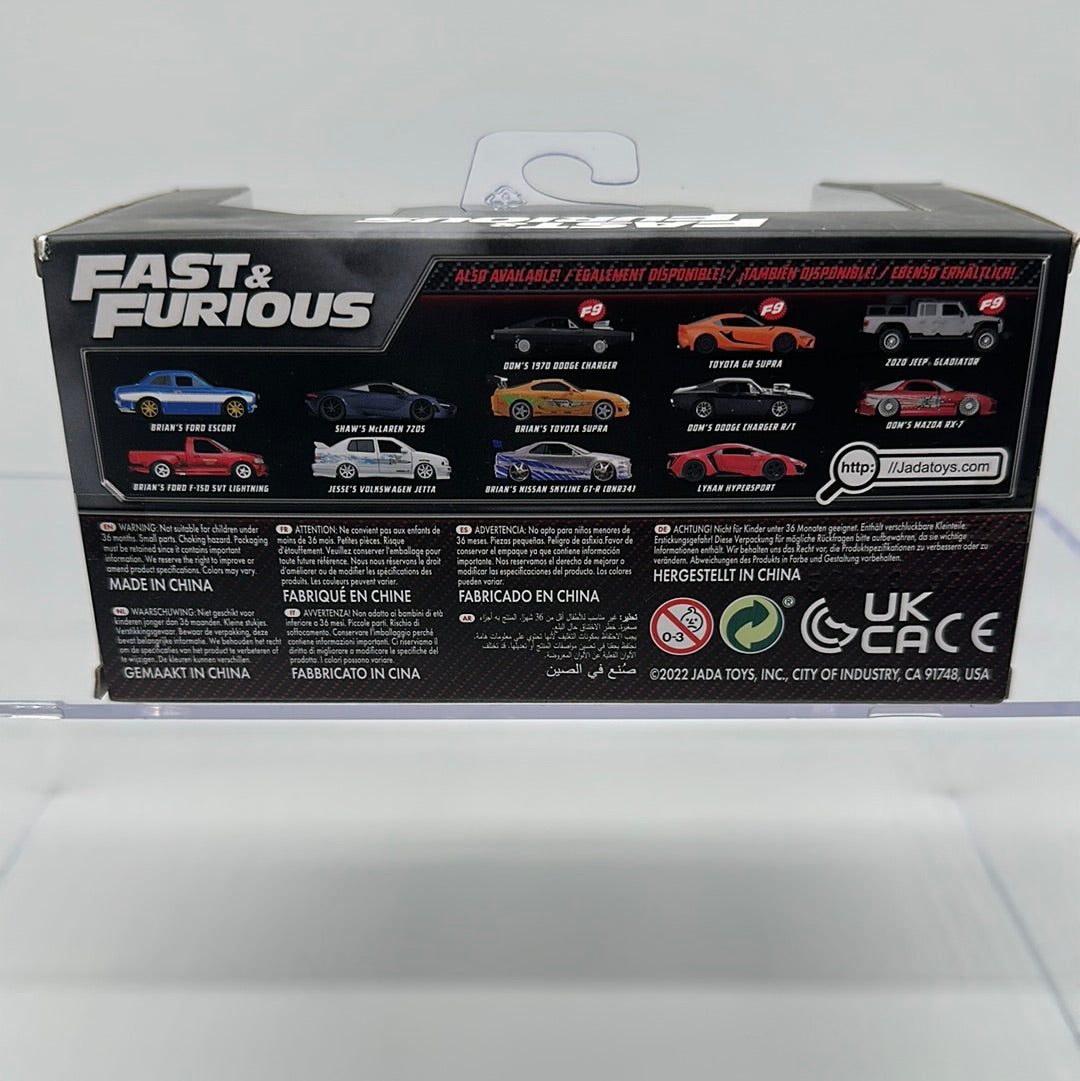 Jada 1:32 Scale - Fast & Furious - Brian’s Nissan GT-R (R35) Ben Sopra