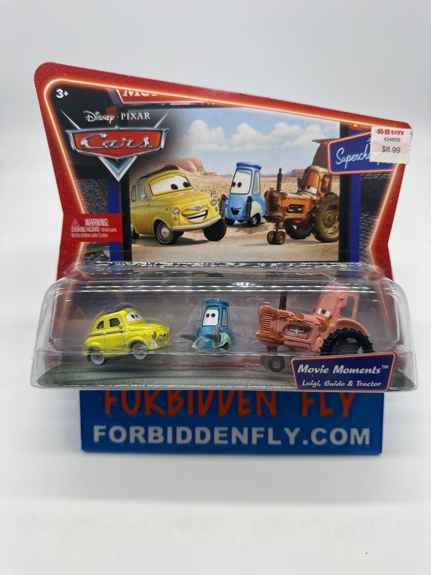 Disney Pixar Cars Movie - Supercharged Movie Moments Two (Three) Pack - Luigi Guido & Tractor